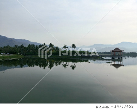 湖 湖上 一湖 34757455