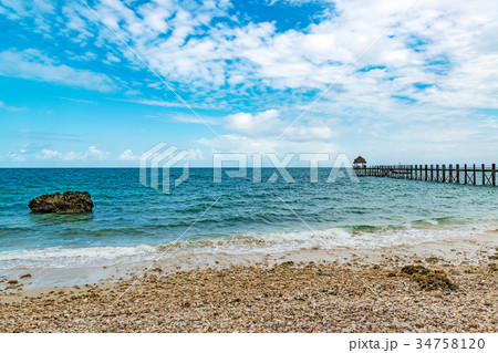 ザンジバルの海岸(タンザニア、ザンジバル) ザンジバルの海岸(タンザニア、ザンジバル) 34758120