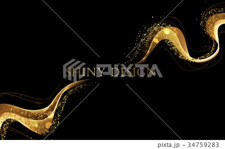 Abstract color wave design element 34759283