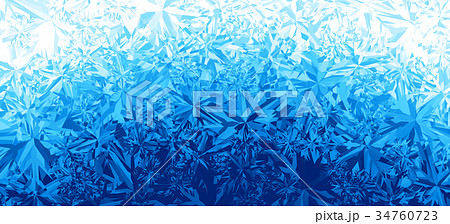 Winter Blue Ice Frost Backgroundのイラスト素材