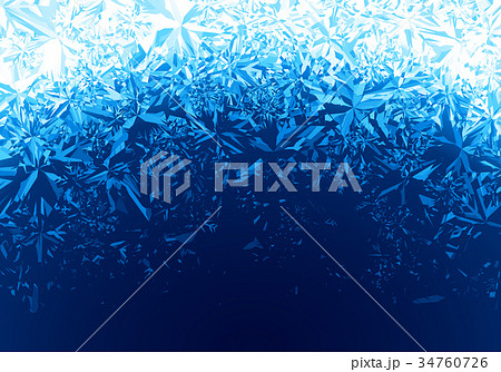 Winter blue ice frost background Winter blue ice frost background 34760726
