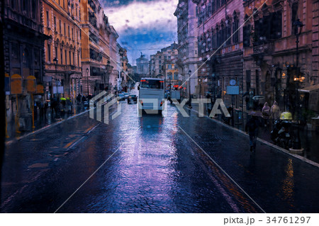 old european building in rome italy 34761297