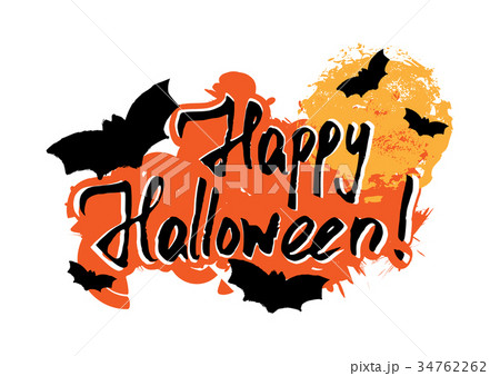 Happy Halloween greeting card 34762262