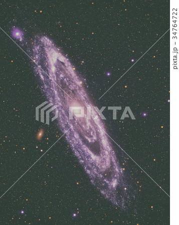 Andromeda Galaxy is a spiral galaxy 34764722
