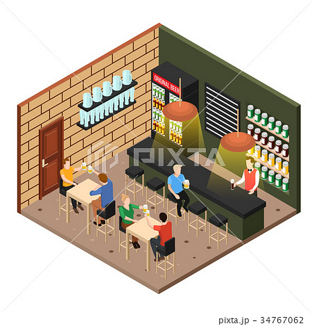 Isometric Beer Shop 34767062