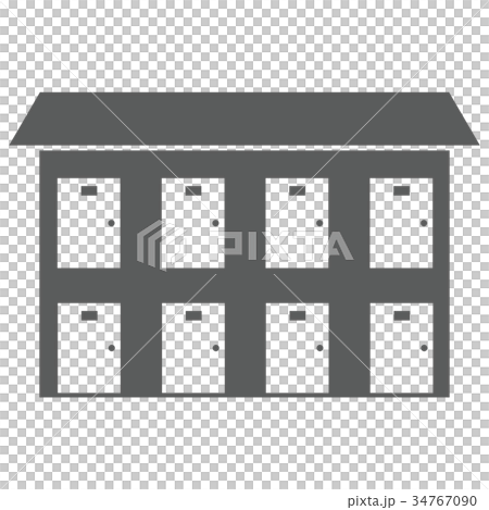 寮 イラスト アイコン ベクターのイラスト素材 [34767090] - PIXTA