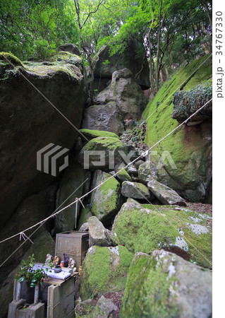 長崎県雲仙市　大黒天摩崖仏 34767330