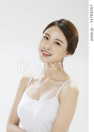 東洋人 若い女性 韓国人 34768267