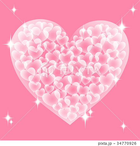 キラキラハートイメージのイラスト素材 [34770926] - PIXTA