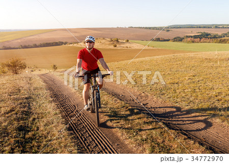 mountain bike sport athlete man riding outdoor mountain bike sport athlete man riding outdoor 34772970