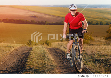 mountain bike sport athlete man riding outdoor mountain bike sport athlete man riding outdoor 34772971