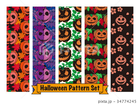 Halloween Pattern Set 34774245