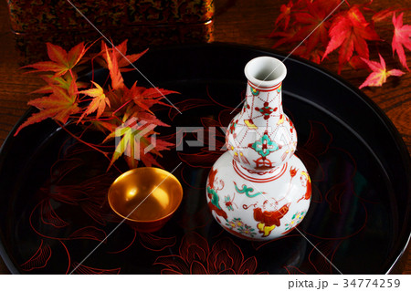 紅葉美酒金杯 紅葉美酒金杯 34774259