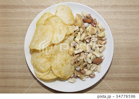 ポテトチップス ミックスナッツ ポテトチップス ミックスナッツ 34776596