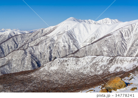 冬の那須岳からの裏那須眺望 冬の那須岳からの裏那須眺望 34778241