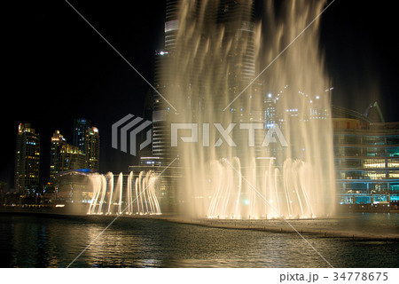 ブルジュ・ハリファ 噴水ショー ブルジュ・ハリファ 噴水ショー 34778675