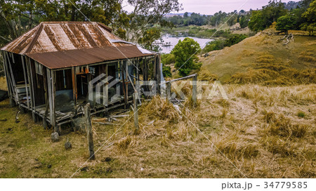 Abandoned outback farming shed in Queensland Abandoned outback farming shed in Queensland 34779585