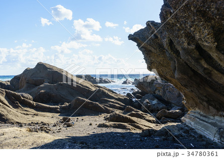 房総半島最南端・野島崎の段丘 34780361