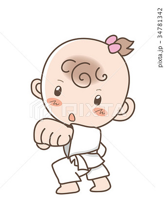 幼児空手・女の子 34781342