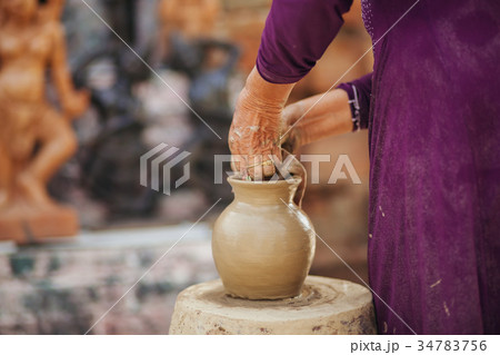 clay pot creation traditional vietnam clay pot creation traditional vietnam 34783756