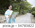 着物を着ている外国人 34783822