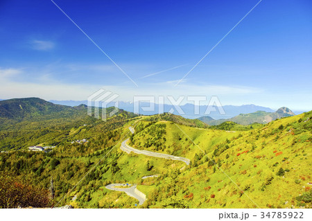 志賀草津高原ルートと北アルプス 34785922