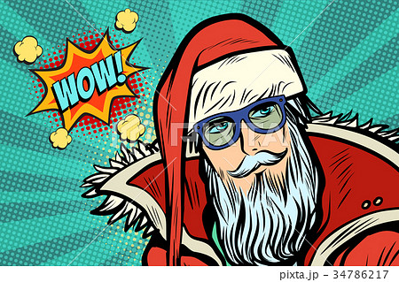 wow Hipster Santa Claus 34786217