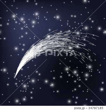White Falling Star 34787185