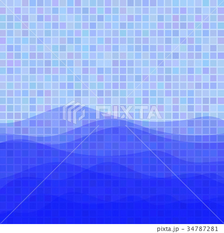 Swimming Pool Background. Ceramic Wall 34787281