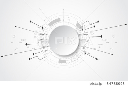 Grey white Abstract technology background Grey white Abstract technology background 34788093