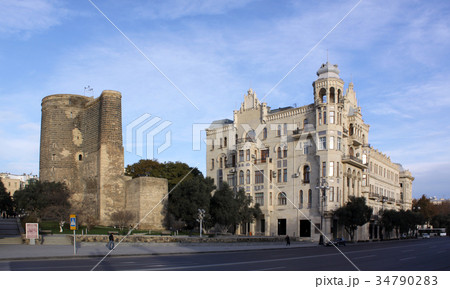 Azerbaijan. Baku. Maiden Tower Azerbaijan. Baku. Maiden Tower 34790283
