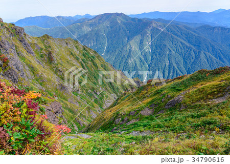 マチガ沢(谷川岳)の紅葉 34790616