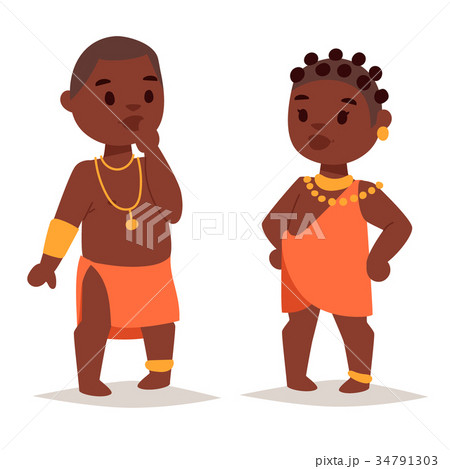 Maasai african people in traditional clothing 34791303