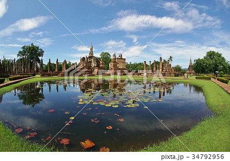 タイ王国スコータイ歴史公園、ワット・マハタート タイ王国スコータイ歴史公園、ワット・マハタート 34792956