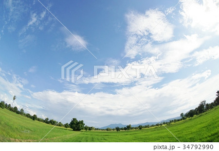 タイ王国スコータイ県の風景（View of Sukhothai, Thailand） 34792990
