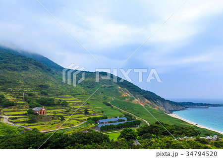 旧野首教会 野首集落跡全景 野崎島 小値賀諸島 五島列島 潜伏キリシタン 旧野首教会 野首集落跡全景 野崎島 小値賀諸島 五島列島 潜伏キリシタン 34794520