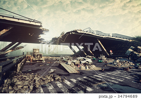 Apocalyptic Landscapeのイラスト素材