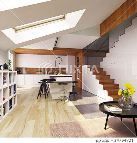 modern kitchen interior modern kitchen interior 34794721
