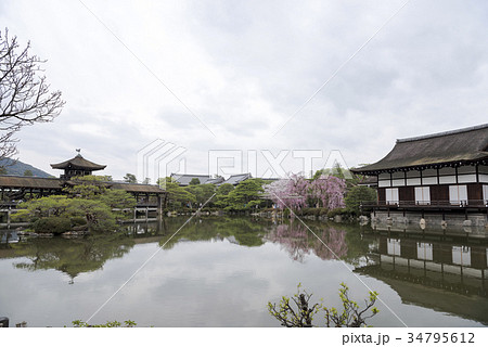 【春】平安神宮神苑の泰平閣 34795612