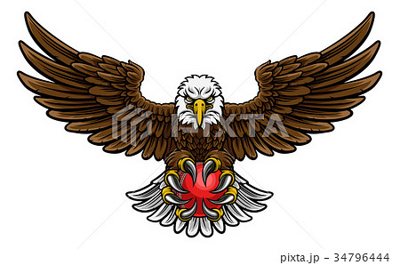 Eagle Cricket Sports Mascot 34796444