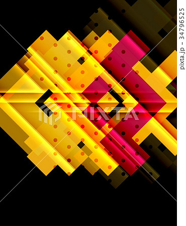 Color arrows on black background Color arrows on black background 34796525