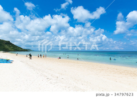 宮古島 新城海岸 ビーチ 34797623