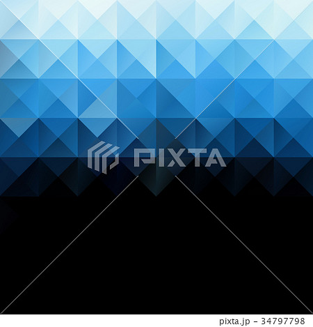 Blue Grid Mosaic Background, Creative Design 34797798