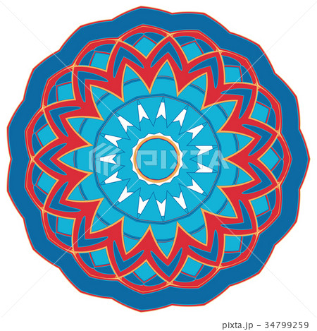 Aribic Colorful Mandala. Ethnic tribal ornaments 34799259
