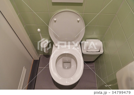Toilet seat open 34799479