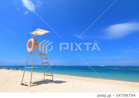 バリ島の海水浴場 34799794