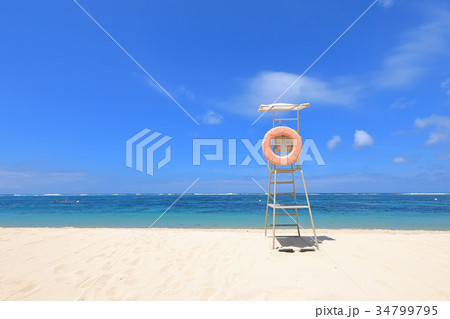 バリ島の海水浴場 34799795