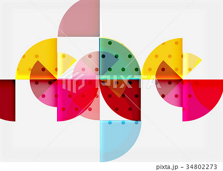 Circle elements on black background Circle elements on black background 34802273