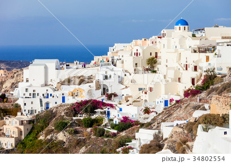 Oia town in Santorini 34802554