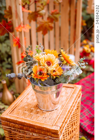 Beautiful autumn. Autumn scenery in nature 34804282